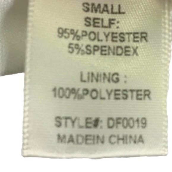 Francesca's Women's Dress Black White Halter Neck Floral Eyelet Size S NWT $54 - Picture 12 of 12